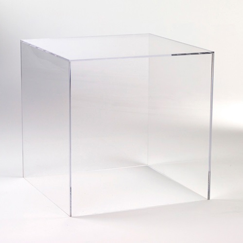 Пластиковый куб из прозрачного акрила - размеры 100х 100х 100х Model: KB 100100100