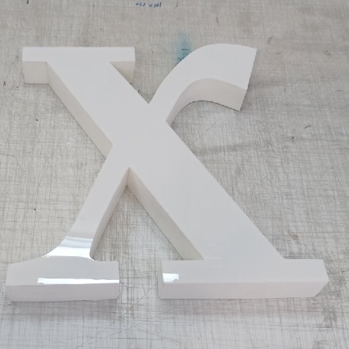 X - пластиковая буква на заказ Тирасполь