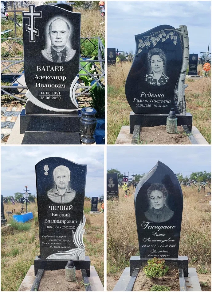 Памятники из черного гранита на могилу в Приднестровье: Разновидности, Виды и Цены