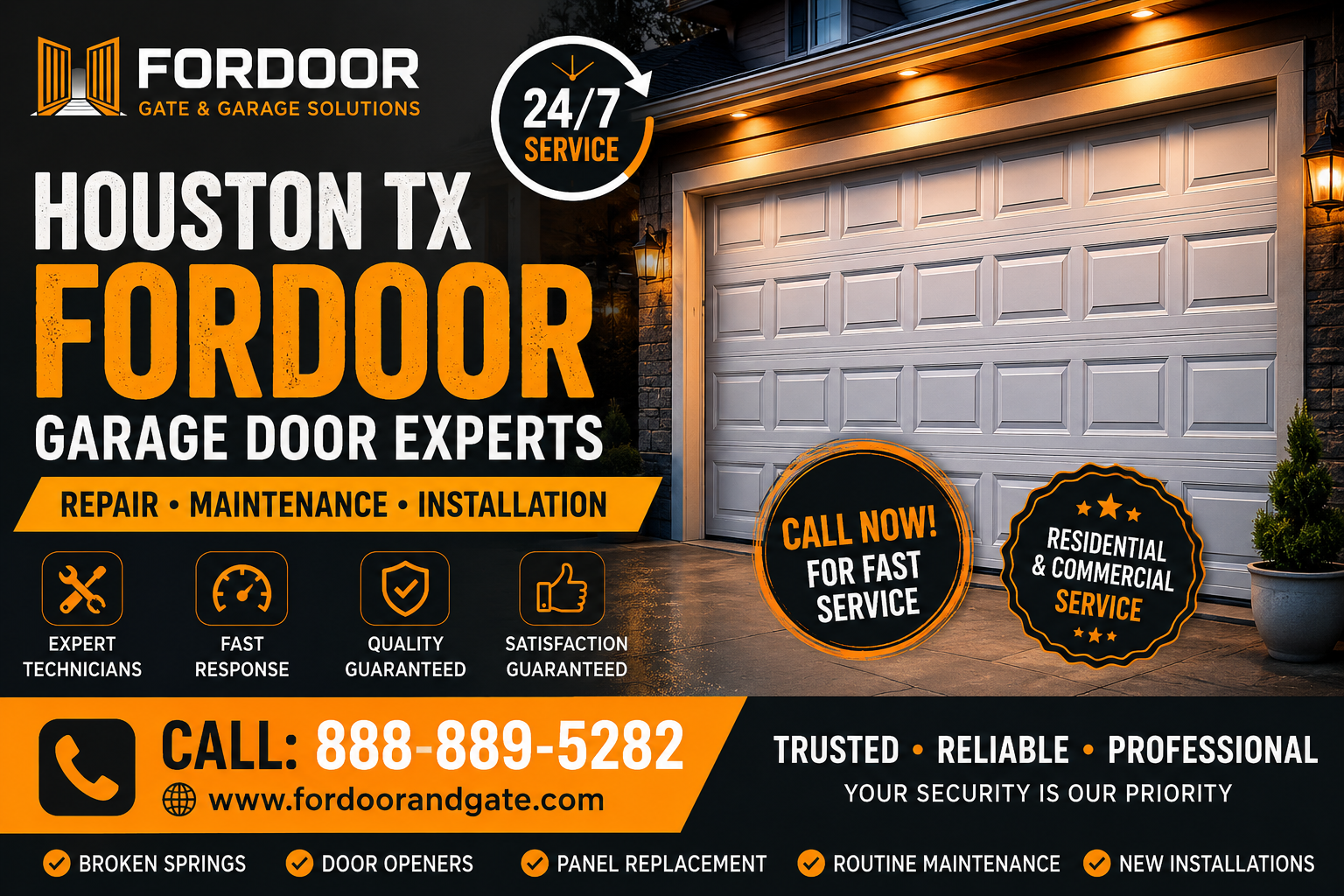 Warehouse Door Repair Near Houston TX — Commercial & Industrial Experts