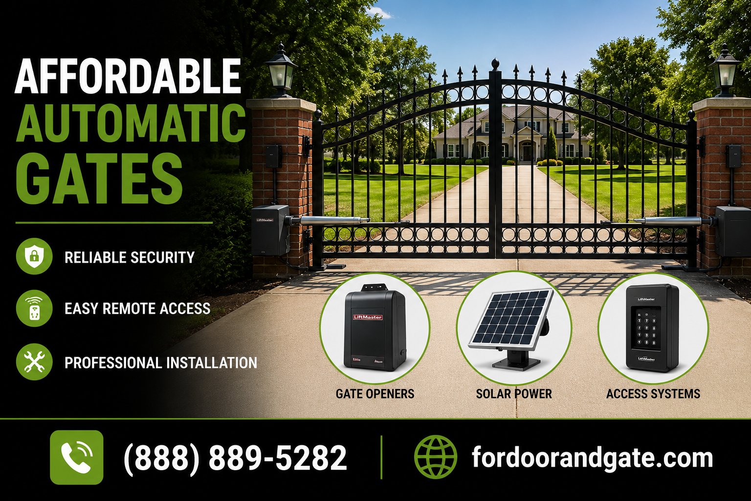 Automatic Gates Houston | Gate Replacement & Modern Upgrades
