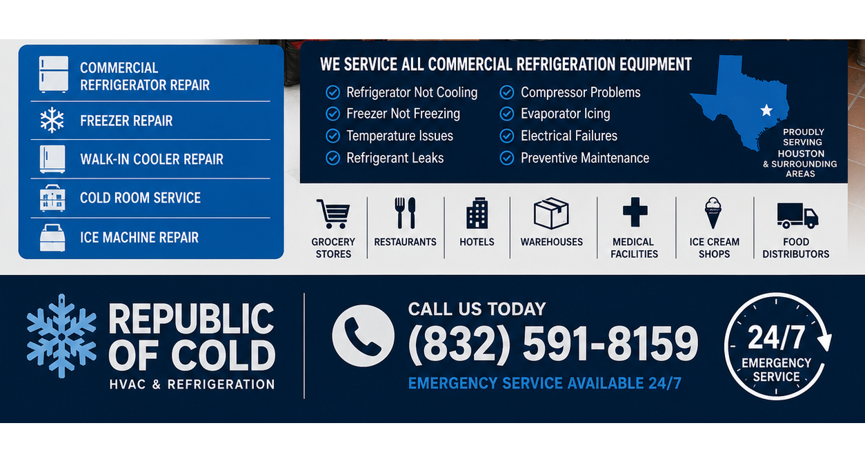 Walk-In Cooler Repair Houston | Refrigerator & Freezer Specialists