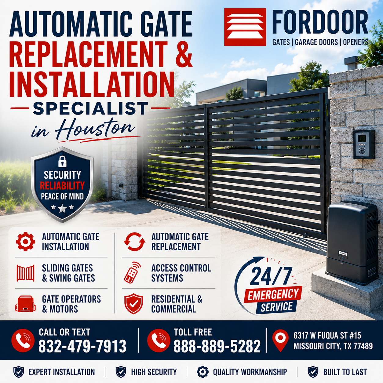Automatic Gate Troubleshooting Houston | Accurate Diagnostics