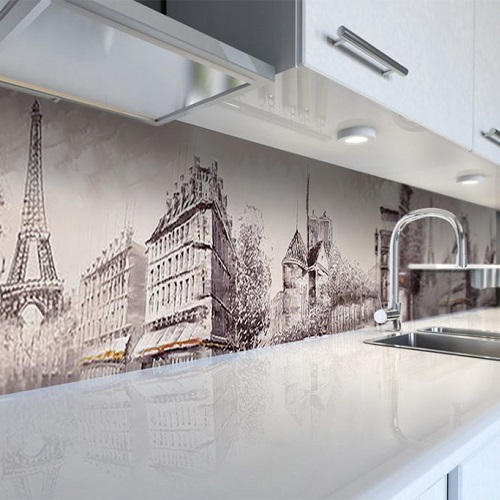 Образец фартука на кухонную стенку, большой выбор дизайна и стекла в Молдове