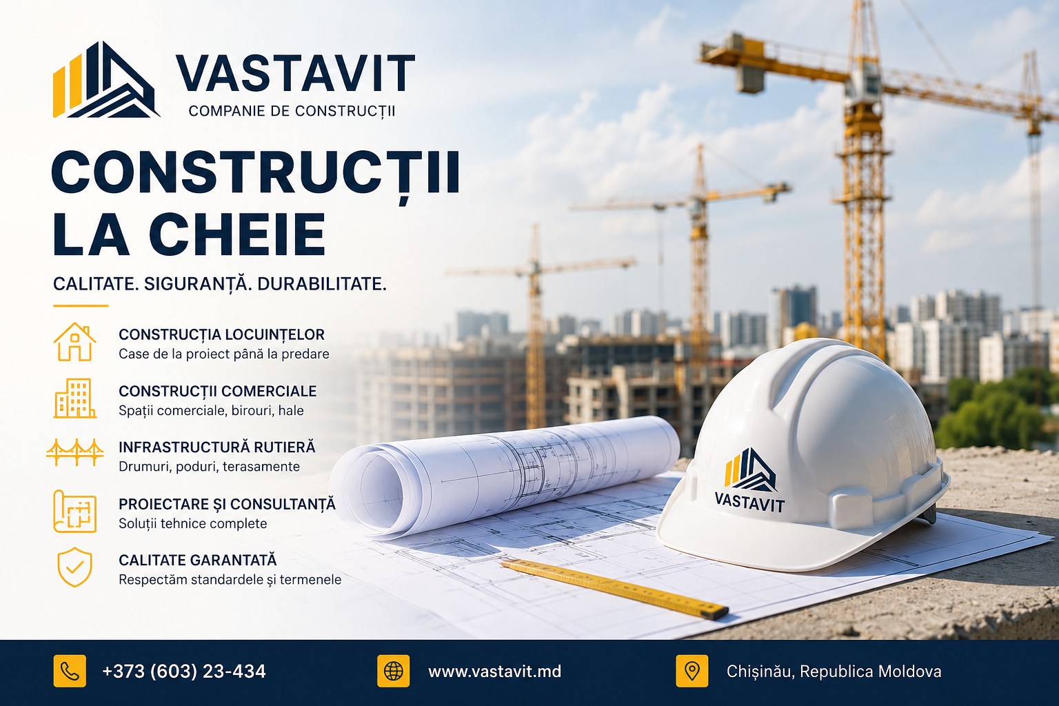 Construcție casă de vacanță Chișinău